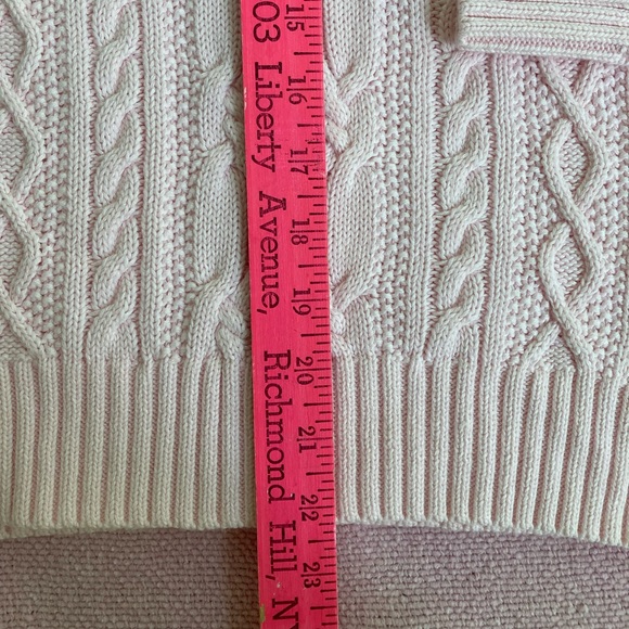 Croft & Barrow Light Pink Turtleneck Sweater Size S/M - Picture 6 of 9